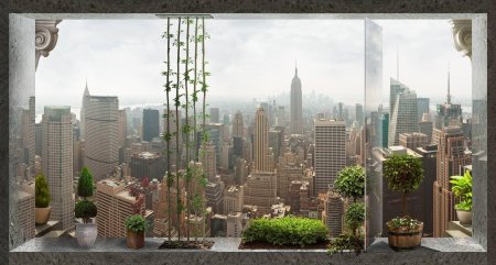 Фотообои вид из окна