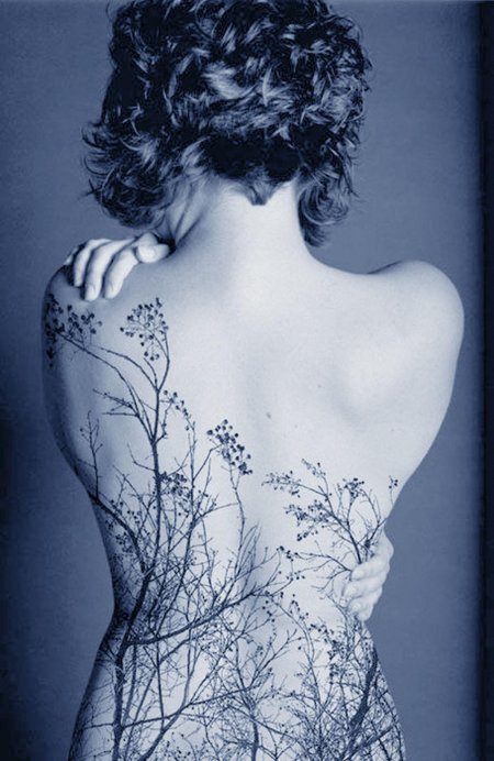 Женская спина