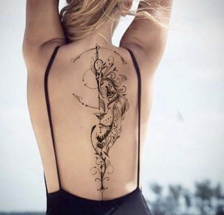 Необычные тату для девушек