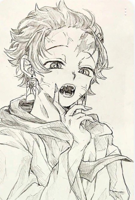 Клинок рассекающий демонов рисунки для срисовки