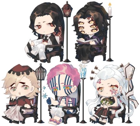 Demon slayer douma чиби