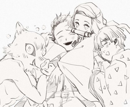 Клинок рассекающий демонов раскраска