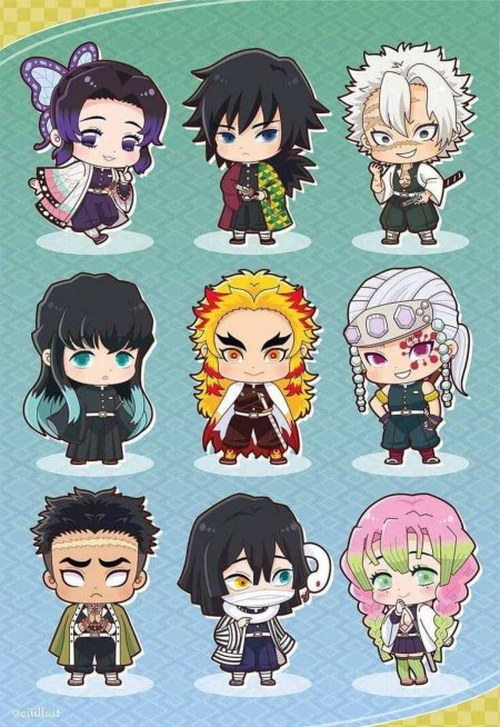 Клинок рассекающий демонов чиби