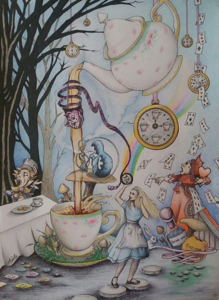 Иллюстрация к произведению алиса в стране чудес