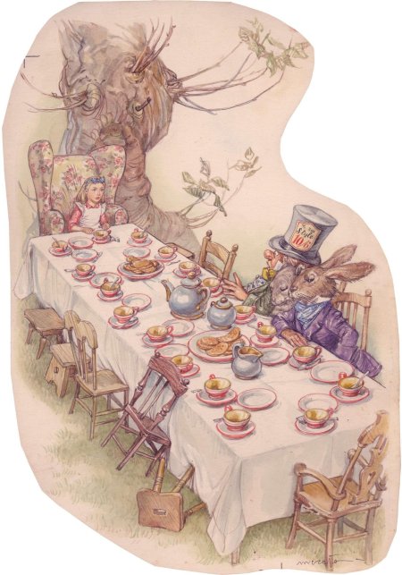 Льюис кэрролл безумное чаепитие