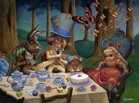 Льюис кэрролл безумное чаепитие