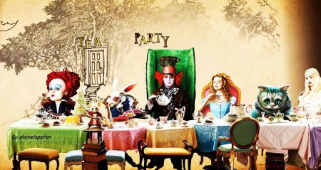 Алиса в стране чудес чаепитие у шляпника