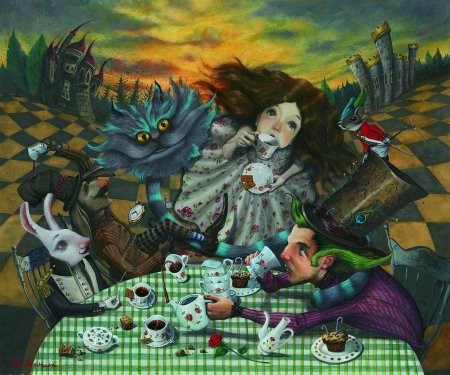 Льюис кэрролл безумное чаепитие