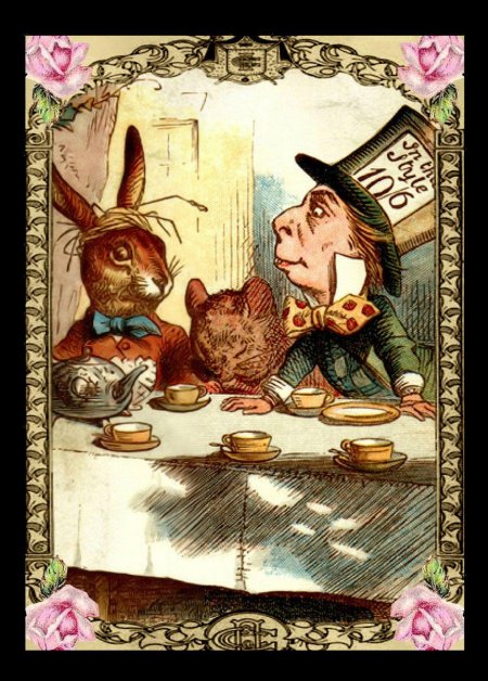 Джон тенниел безумное чаепитие