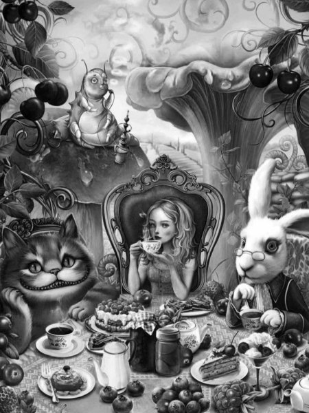 Алиса в стране чудес иллюстрации