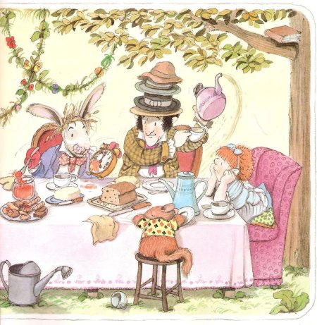 Алиса в стране чудес чаепитие у шляпника