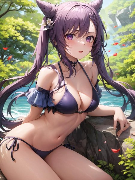 Красивая аниме девушка