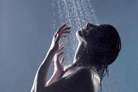 Фотосессия под душем