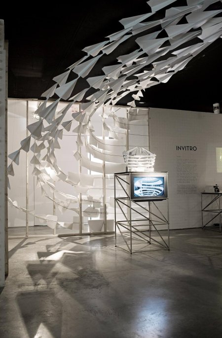 Инсталляция из бумаги