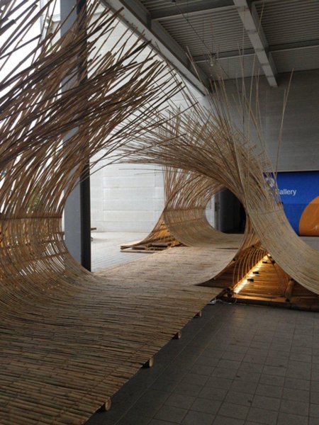 Бамбуковые инсталляции