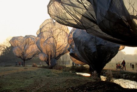Christo and jeanne-claude / wrapped trees 1998