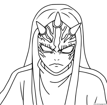 Раскраска клинок рассекающего демона