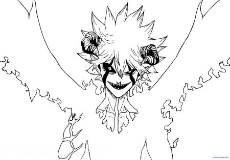 Черный клевер аста демон