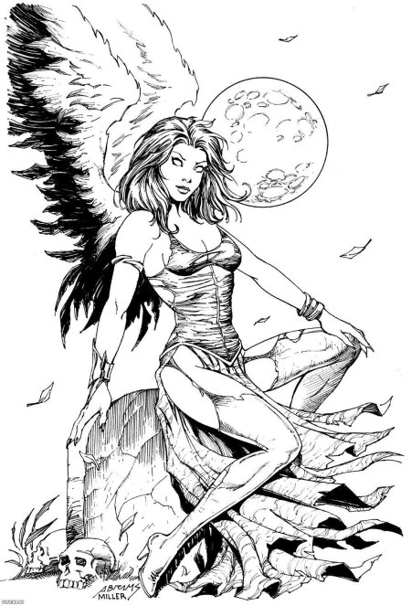 Раскраска фэнтези