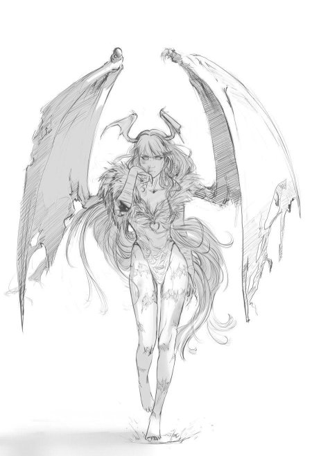 Демоница эскиз