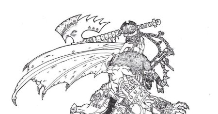 Раскраска вархаммер 40000