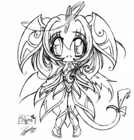 Раскраски винкс чиби