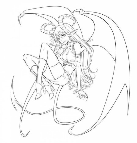 Суккуб эскиз аниме