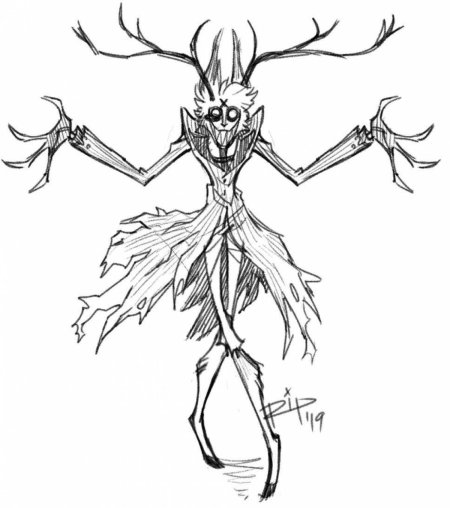 Аластор отель хазбин наброски