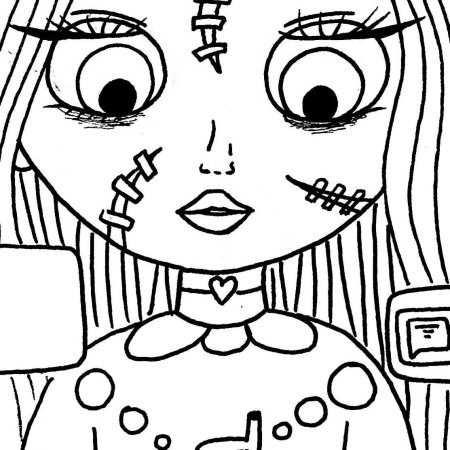 Раскраска страшная