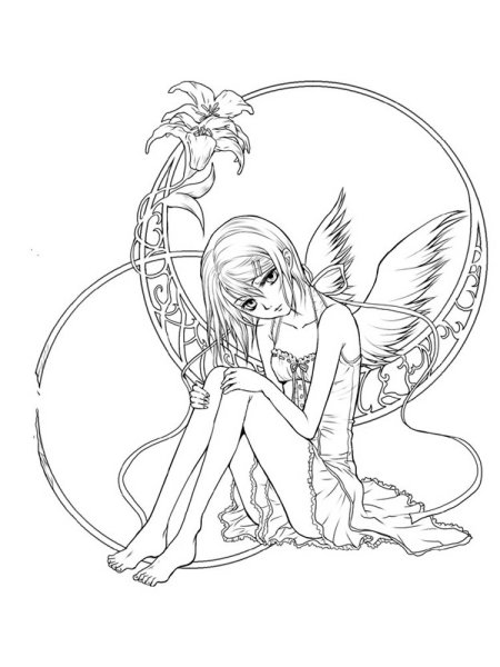 Раскраска аниме