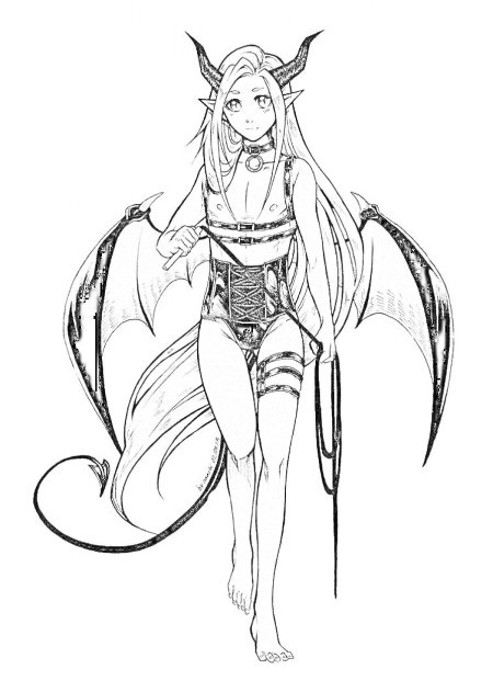 Суккуб lineart