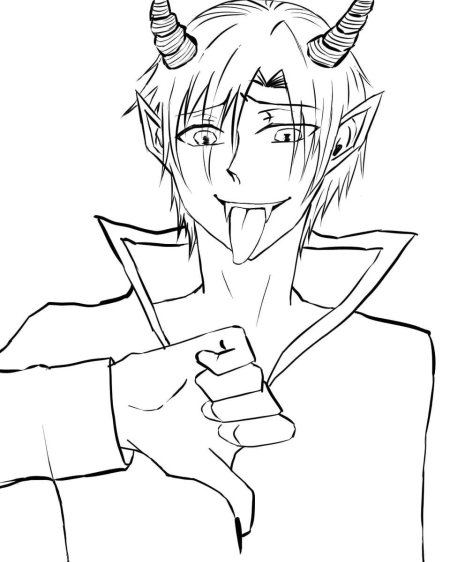 Рисунки для срисовки демоны