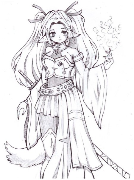 Раскраска аниме