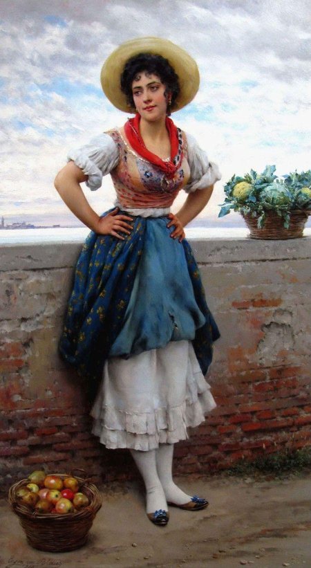 Итальянский художник эжен де блаас