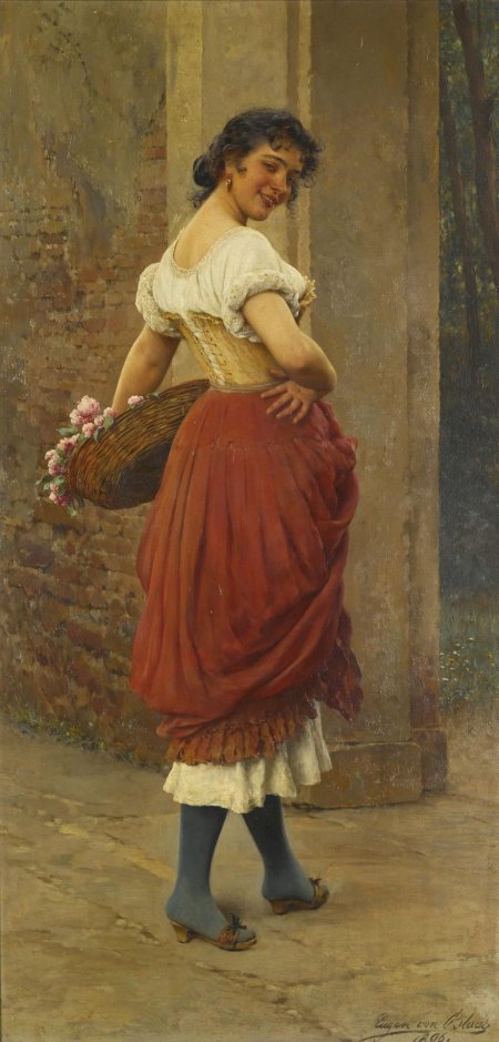 Эжен де блаас (-) итальянский художник