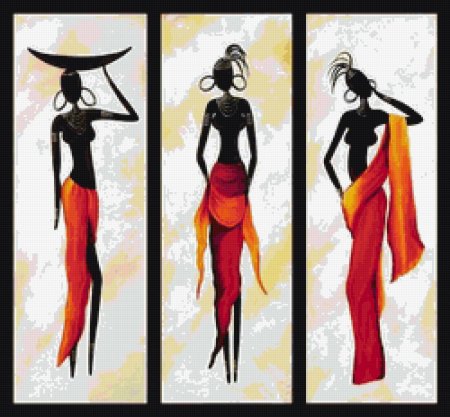 Африканские мотивы рисунки