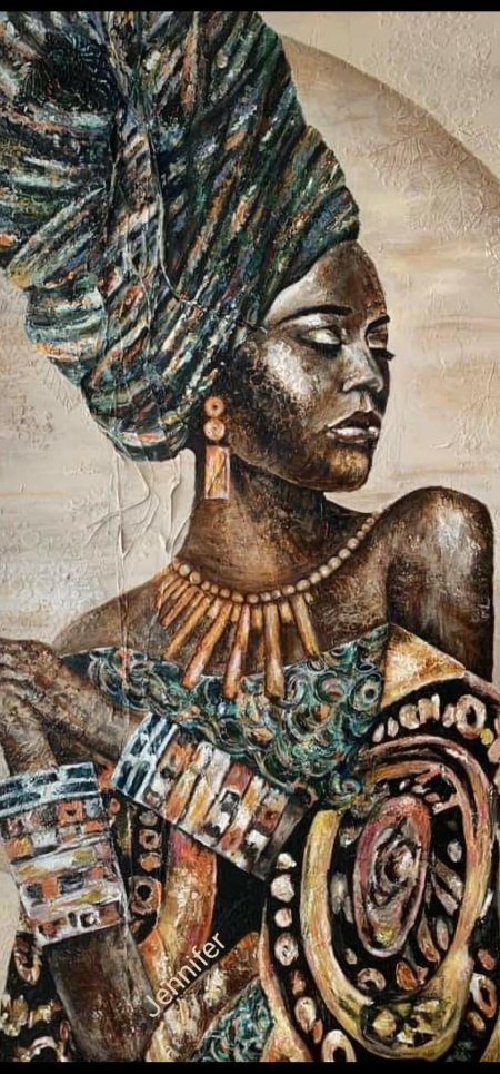 Стильная африканская женщина