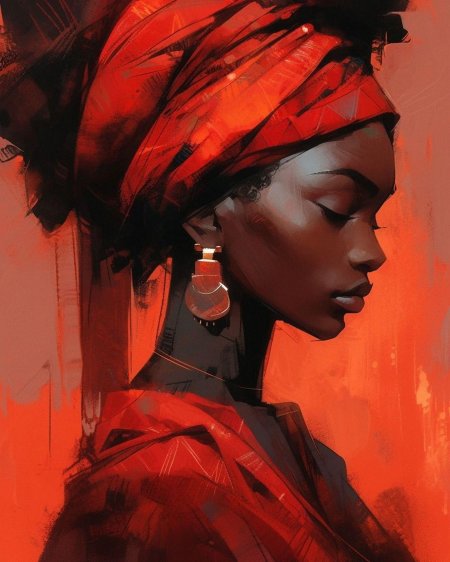 Африканские мотивы... художник keith mallett