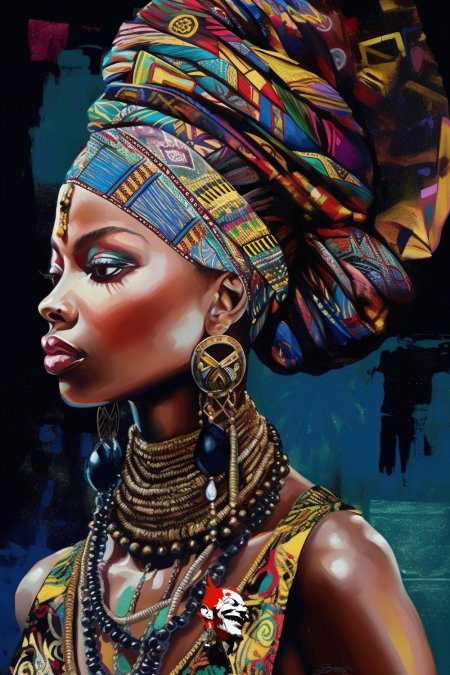 Картины в африканском стиле