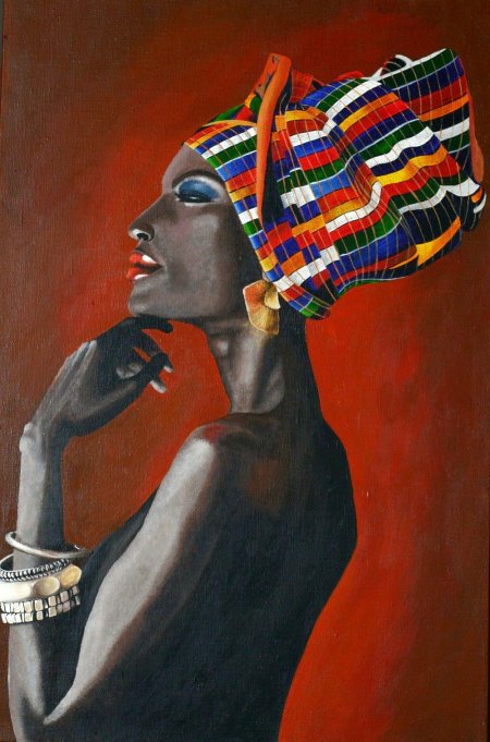 Портрет африканки