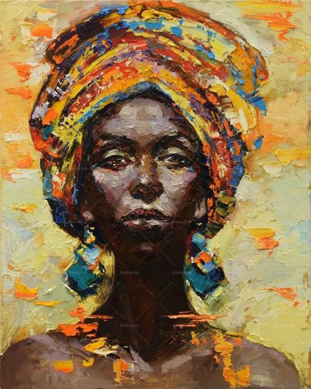 Африкан леди картины