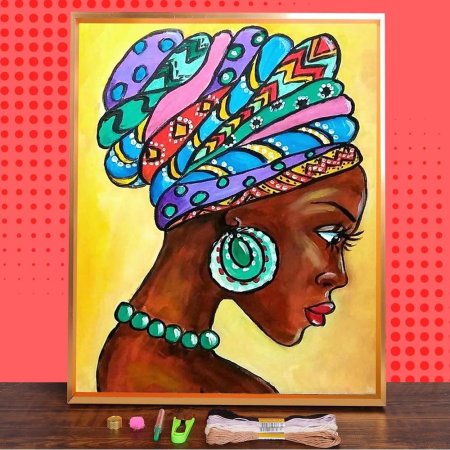 Африканская женщина картина