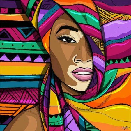 Картины в африканском стиле