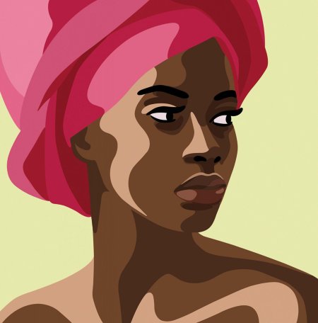 Портрет афроамериканки