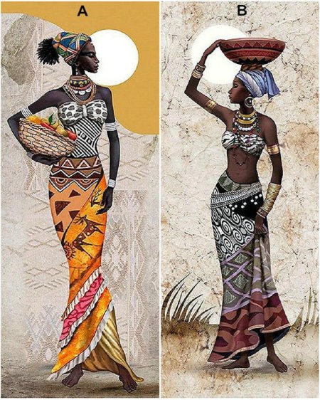 Панно в африканском стиле