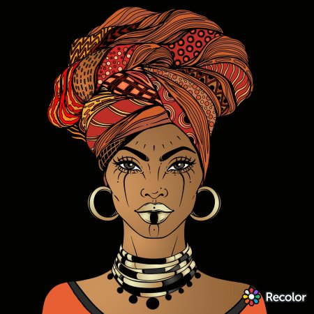 Африканская женщина