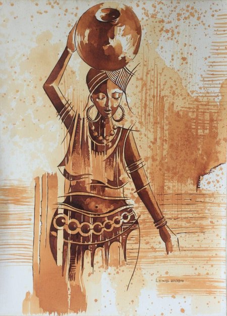 Картины в африканском стиле