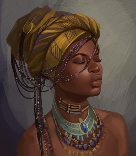 Портрет африканки