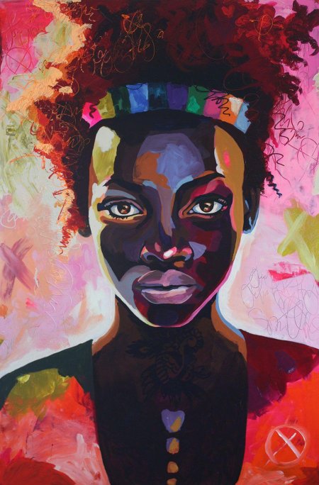 Негритянка картина