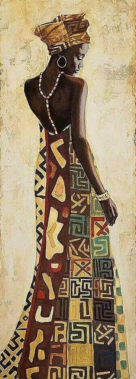 Африканские мотивы... художник keith mallett